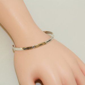 LA Gem Sterling Silver Girlfriends Bracelet